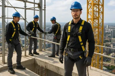 Equipo Kratos 360° en trabajo seguro en alturas